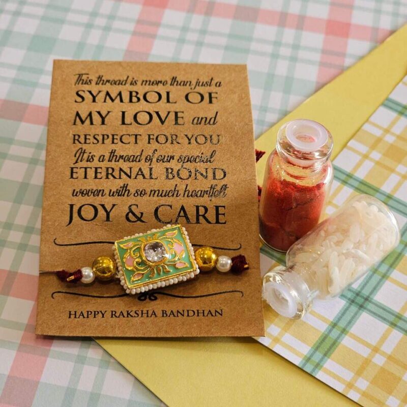 Moti aur Meenakari Rakhi