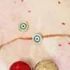 Button Up Evil Eye Charm